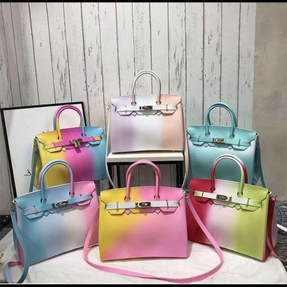 Colorful hand bags